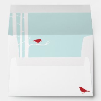 Winter Birds Envelopes Envelopes