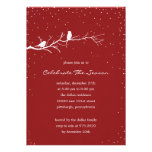 Winter Birds Holiday Party Invitations invitations