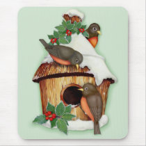 Winter Birds mousepads
