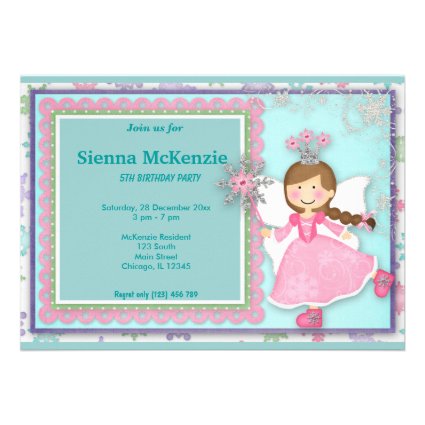 Winter Birthday Custom Invites