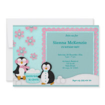 Winter Birthday Custom Invites