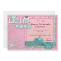 Winter Birthday Personalized Announcement