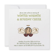 Winter Blessings · Angel Red invitations