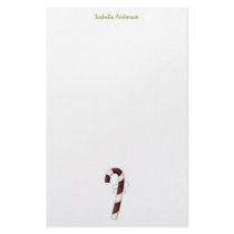 Winter Blessings · Candy Cane Stationery