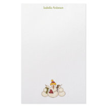 Winter Blessings · Snowmen stationery by CSCountryCuties Winter Blessings · Snowmen stationery