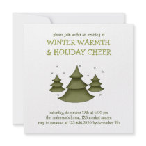 Winter Blessings · Trees invitations