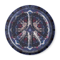 Winter Blues Peace magnets