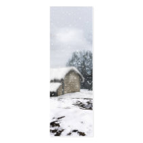 Winter Bookmark Business Card Templates