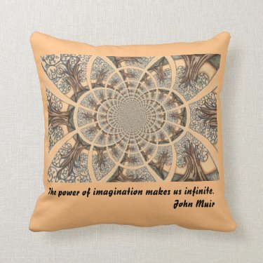"Winter Boughs" Throw Pillow