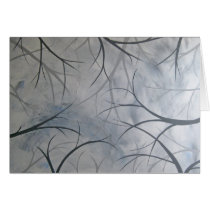 Winter Branches Note Card by Madsahara cards