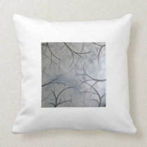 Winter Branches Throw Pillow pillows