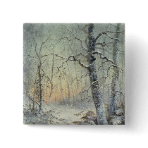 Winter Breakfast Pinback Button