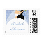 Winter Bridal Shower postage stamps