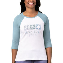 Winter Bride 2010 Ladies Raglan T-Shirt