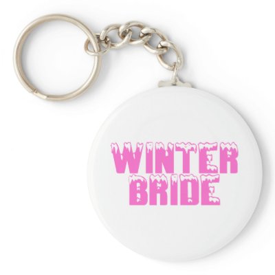 Winter Bride Key Chain