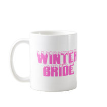 Winter Bride mugs by CelebrationZazzle Winter Bride mugs