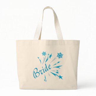 Winter Bride tote bag