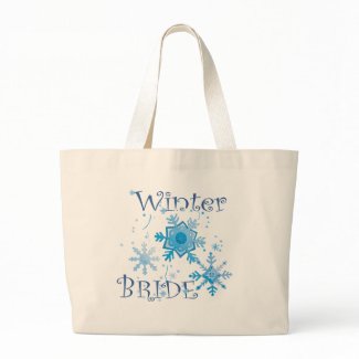 Winter Bride tote bag