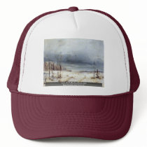 Winter By Sawrassow Alexej Kondratjewitsch Mesh Hat
