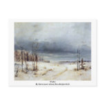 Winter By Sawrassow Alexej Kondratjewitsch postcards