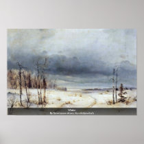 Winter By Sawrassow Alexej Kondratjewitsch Print