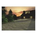 Winter Cabin (Blank) Card
