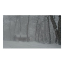 Winter Cabin Business Card