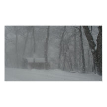 Winter Cabin Business Card