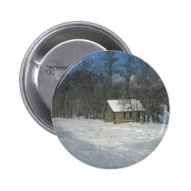 Winter Cabin Customizable buttons