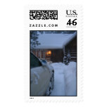 Winter Cabin - Large Postage