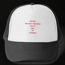 Winter cancelled due to lack of interest hats