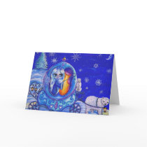 Winter Carriage Ride cards