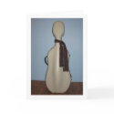 Winter Cello greeting card by lizardbreath37 Winter Cello greeting card