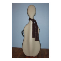 Winter Cello print