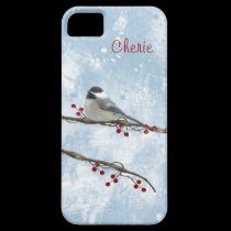 Winter Chickadee iPhone 5 Case casemate cases
