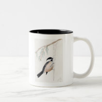 winter chickadee mugs
