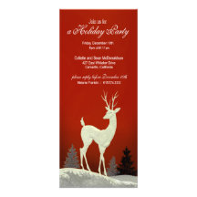 Winter Christmas Holiday Party Invitation