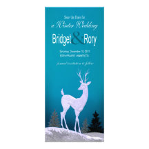 Winter Christmas Seasonal Save the Date Personalized Invitations