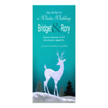 Winter Christmas Seasonal Save the Date Personalized Invite