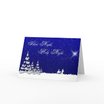 Winter Christmas Silent Night cards