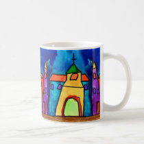 Winter City by Cooper Nielsen, Age 8 - mug mugs