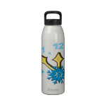 Winter Clock Water Bottles