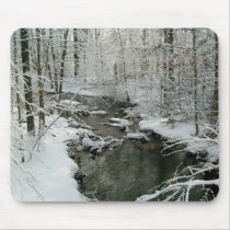 Winter Creek Mousepad by pammys Winter Creek Mousepad