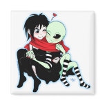 Winter Cuddle Magnet magnets