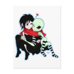 Winter Cuddle PostCard postcards
