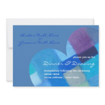 Winter danube Wedding Reception Invite