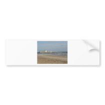 Winter day on Bournemouth beach Bumper Stickers