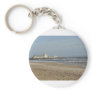 Winter day on Bournemouth beach Key Chains