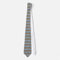 Winter day on Bournemouth beach Custom Ties