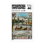 Winter Days Postage Stamp